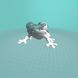 The Doodle frog that is stuck in glue