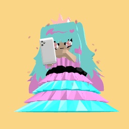 Lover girl pink andblue