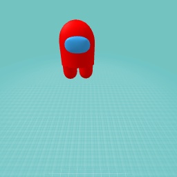 Among us red 3D model