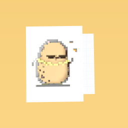 The kawaii potato or hippie potato