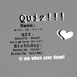 Quiz!