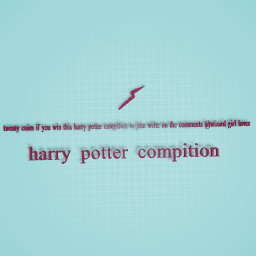 twenty coins i you win this harry potter compition