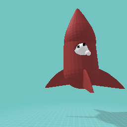 person sticking their head out of rocket