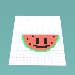 Watermelon smily face