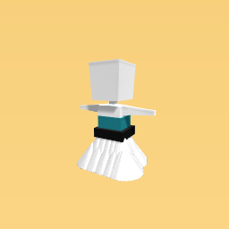 White,blue,and black dress