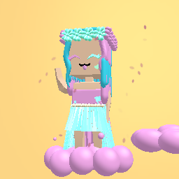 Cotton candy girl