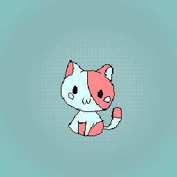 A Wittw pink and blue kitty