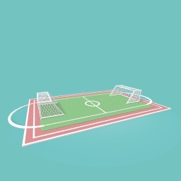 The soccer pitch