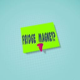 a fridge magnet