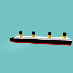 RMS Titanic detailed bow/front