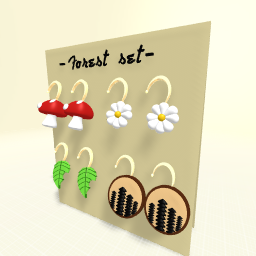 Forest earrings