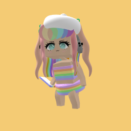 Cute rainbow girl