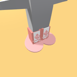 Uni rainbow pink shoes with magic heart fly disck