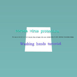 Corona virus hands tutorial