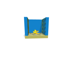 Fish swim
