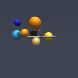 Solar system with tie fighter