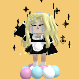 Meh dressedup as the maid