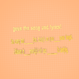 guss the song and lyrics challenge!
