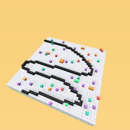 chocolate drizzle with sprinkles