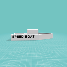 just a speed boat