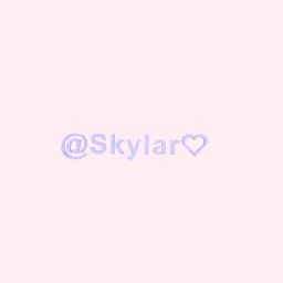 Follow @Skylar!