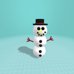 A snowman