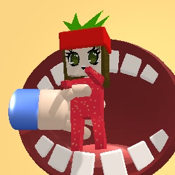 Eaten strawberry girl 2