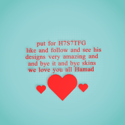 I love you Hamad