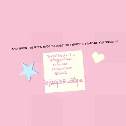 SPECIAL THANKS! :3