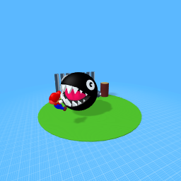 Behind Chain Chomps Gate