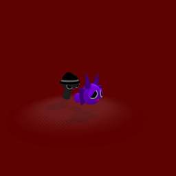 Black chasing Durple