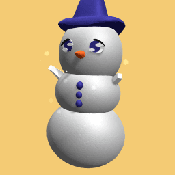 Cute snow man