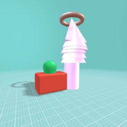 Christmas tree with one oresent :(