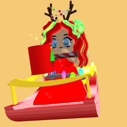 super cute christmas girl