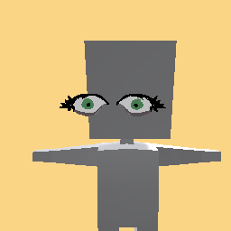 green eyes & long eyelashes