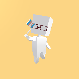 Trans flag { with glasses}