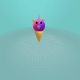 Unicorn ice cream