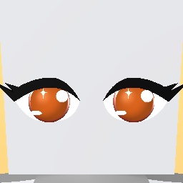 Amber eyes
