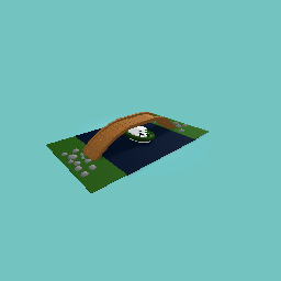 Simple bridge and boat -  @Fantasy_non