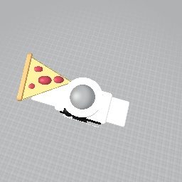 Robot holding pizza (Unfinished)