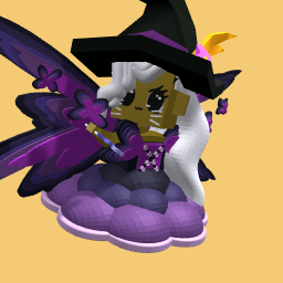 cute witch w/ magical wand