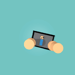 Someone playing with their iPad