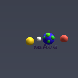 My make a planet desien