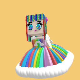 rainbow girl