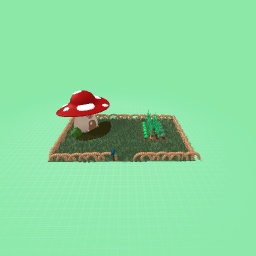 Mushroom cottage and garden