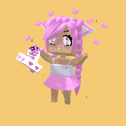 Light pink cat