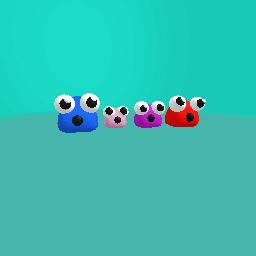 My family as blobs