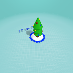 Me made lil christmas tree :3