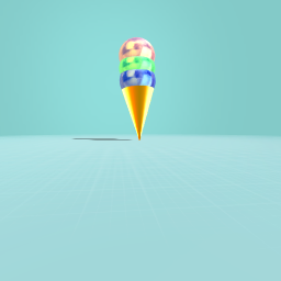 Pastel colured icecream