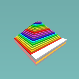 Rainbow piramid!
